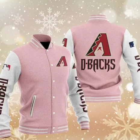MLB-Pink-Arizona-Diamondbacks-Baseball-Varsity-Jacket.webp