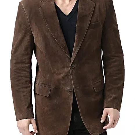Mens-Chocolate-Brown-Suede-Leather-Blazer-1.jpg