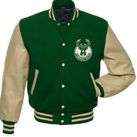 Milwaukee-Bucks-Letterman-Beige-and-Green-Jacket.webp
