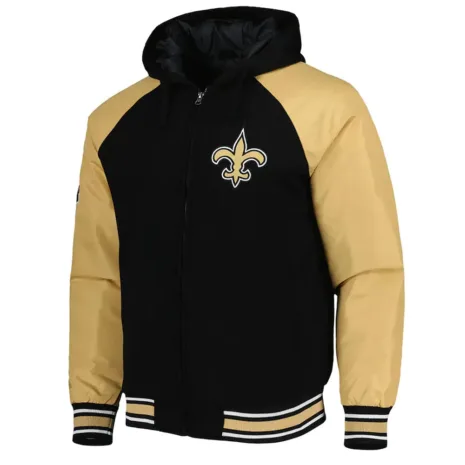 New-Orleans-Saints-Black-Varsity-Hooded-Jacket.webp