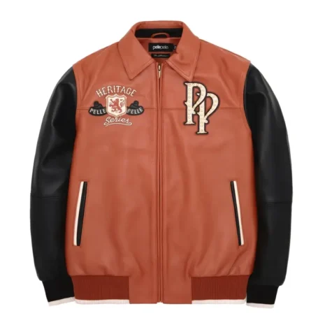 Pelle Pelle Heritage Brown & Black Leather Jacket