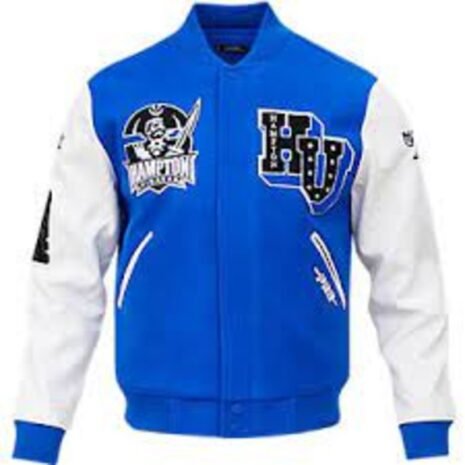 Pro Standard Hampton University Royal Varsity Jacket