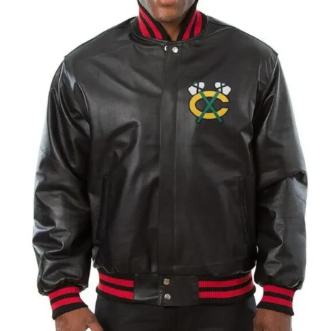 Varsity-Chicago-Blackhawks-Black-Leather-Jacket.webp