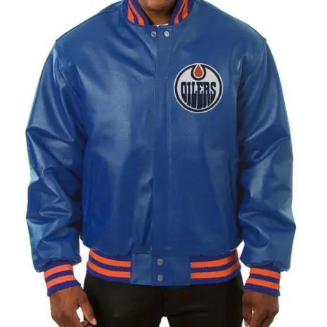 Varsity-Edmonton-Oilers-Royal-Blue-Leather-Jacket.webp