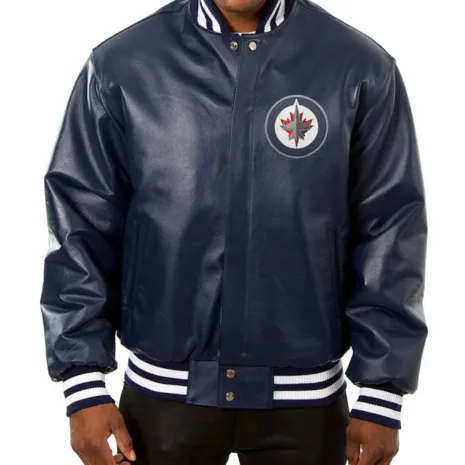 Varsity-Winnipeg-Jets-Navy-Blue-Leather-Jacket.webp