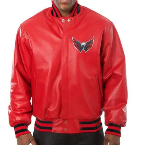 Washington-Capitals-Bomber-Red-Leather-Jacket.webp